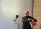 Vernissage zur Ausstellung von Adelbert Heil: Figuren aus Bronze und Peter Masers Fahrzeuge
