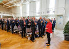 Rund 200 geladene Gäste verabschieden die ehemalige Regierungspräsidentin Heidrun Piwernetz 