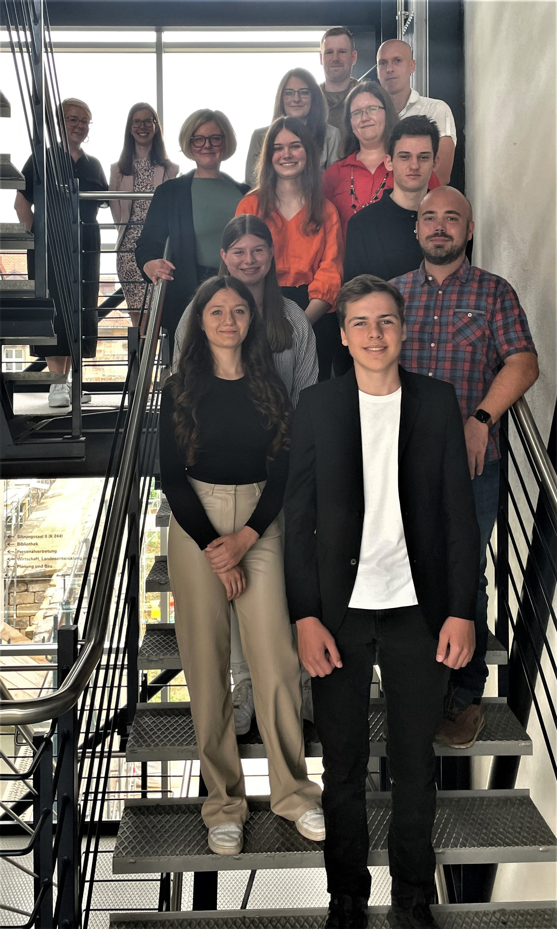 Gruppenfoto unserer neuen Anwärter der zweiten Qualifikationsebene Gruppenfoto unserer neuen Anwärter der zweiten Qualifikationsebene
