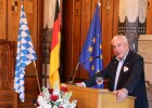 Staatsminister a.D. Dr. Ludwig Spaenle, MdL (Beauftragter der Bayerischen Staatsregierung gegen Antisemitismus) während seiner Rede.