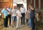 Führung über den Milchviehbetrieb von Familie Reichel in Kirchenlamitz...