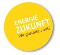 Logo des Energiepreises mit dem Schriftzug "Energie Zukunft, wir gestalten mit"