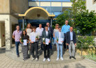 Gruppenbild der Besten Absolventinnen und Absolventen der Mittelschulen, Schulamtsbezirk Lichtenfels
