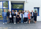 Gruppenbild der Besten Absolventinnen und Absolventen der Mittelschulen, Schulamtsbezirk Hof