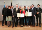 Gruppenbild Landkreis Kulmbach, Meisterbriefverleihung im Beruf Landwirt/-in am 8. März 2024 im Evangelischen Zentrum in Bayreuth