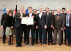 Gruppenbild Stadt Bayreuth, Meisterbriefverleihung im Beruf Landwirt/-in am 8. März 2024 im Evangelischen Zentrum in Bayreuth