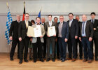 Gruppenbild Landkreis Wunsiedel, Meisterbriefverleihung im Beruf Landwirt/-in am 8. März 2024 im Evangelischen Zentrum in Bayreuth