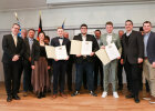 Gruppenbild Landkreis Coburg, Meisterbriefverleihung im Beruf Landwirt/-in am 8. März 2024 im Evangelischen Zentrum in Bayreuth