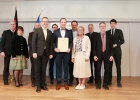 Gruppenbild Landkreis Forchheim, Meisterbriefverleihung im Beruf Landwirt/-in am 8. März 2024 im Evangelischen Zentrum in Bayreuth