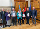 Gruppenbild im Landratssaal der Regierung von Oberfranken