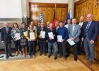 Gruppenbild im Landratssaal der Regierung von Oberfranken