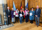 Gruppenbild im Landratssaal der Regierung von Oberfranken