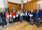Gruppenbild im Landratssaal der Regierung von Oberfranken