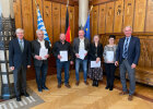 Gruppenbild im Landratssaal der Regierung von Oberfranken