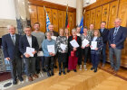 Gruppenbild im Landratssaal der Regierung von Oberfranken