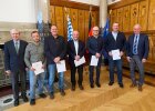 Gruppenbild im Landratssaal der Regierung von Oberfranken