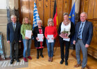 Gruppenbild im Landratssaal der Regierung von Oberfranken