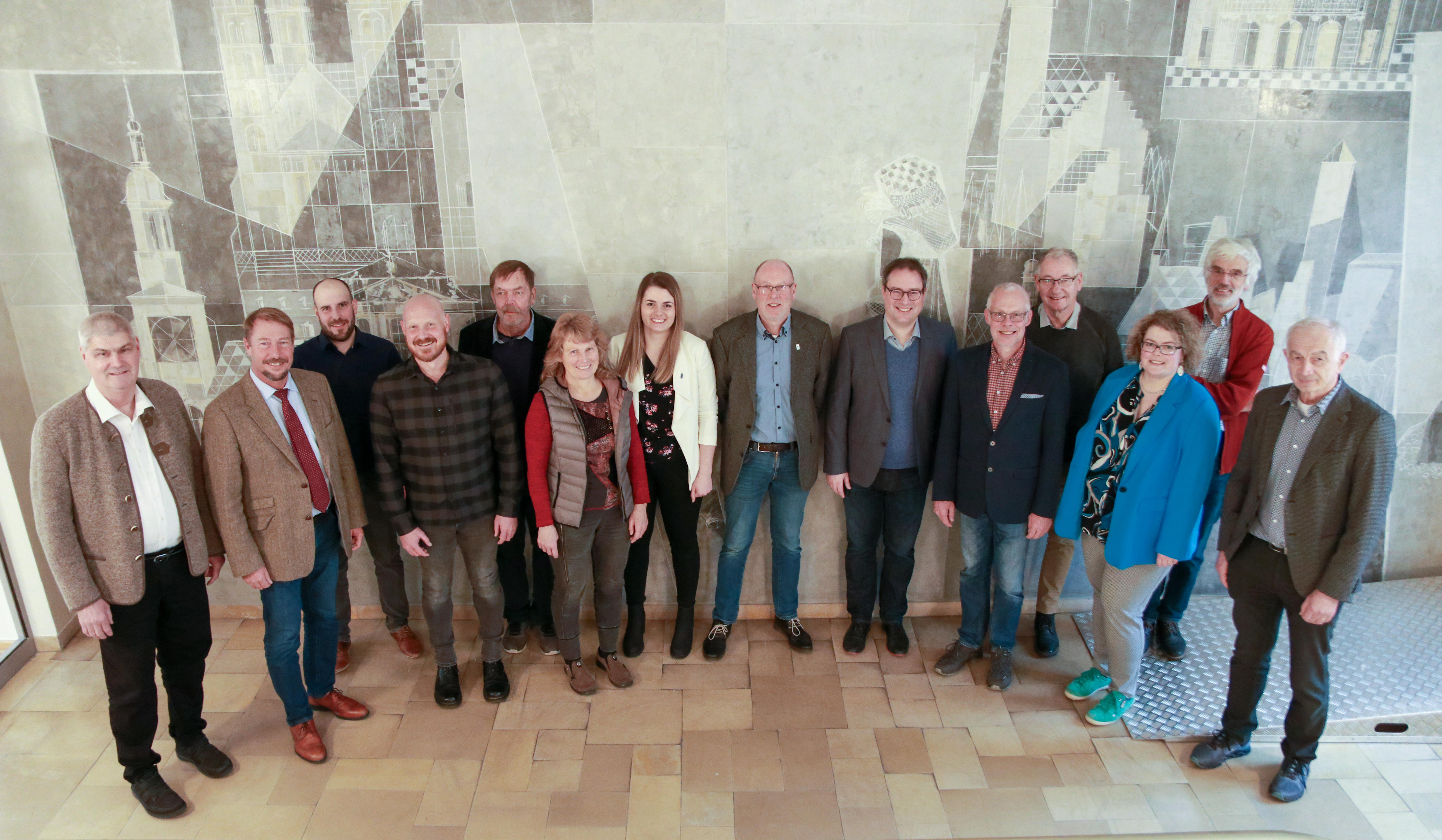 Gruppenbild des Naturschutzbeirats in der Regierung von Oberfranken
