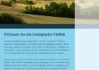 "(Fr)Essen für die Biologische Vielfalt" - Landschaftspflege durch Schafe
