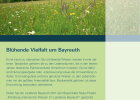 "Blühende Vielfalt um Bayreuth" - ein Projekt zur Erhaltung artenreicher Wiesen