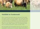 "Vieh(l)falt im Frankenwald" - ein Projekt mit Weiderindern